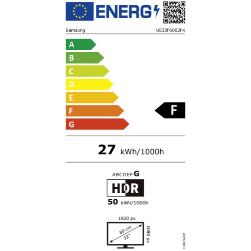 TV LED SAMSUNG UE32F6002FKXXH FHD SMART